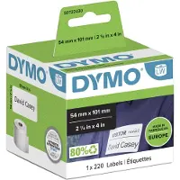 Dymo Etichetta 99014 (S0722430) - Nero su bianco (54 mm x 101 mm)