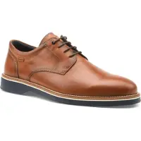 Pikolinos per uomo. M6W-4311 Scarpe in pelle marrone Carlet (44), Basso, 1 a 3 cm, Stringhe, Casual, Da sera, Classico