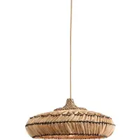 Good&Mojo - Lampada a sospensione Rinjani - Marrone - Ø50x250 cm - Lampada da tavolo da pranzo - Lampada da soggiorno - Lampada da camera da letto - Soggiorno