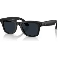 Ray Ban - Occhiali da sole fotocromatici connessi - META Wayfarer - Gen 2 Matte Black/Transitions Grey - Nero