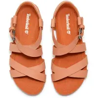 Timberland Women's Malibu Waves Backstrap Sandal Sandali Donna (38,5, marrone/beige)