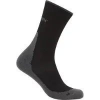 Icebreaker Merino Hike+ Light Crew Calze da trekking Uomo (47-49, nero)