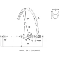 Mavic Cuscinetti Rear Hub 608/6001