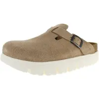 Birkenstock Sabot Papillio Boston Chunky in camoscio