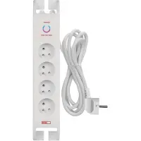 Emos Limitatore di sovratensione 900J - 4 prese, 2m, bianco 71904