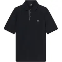Armani Exchange per uomo. XM002067AF10366UB101 Polo nera (XXL), Nero, Casual, Cotone, Manica corta