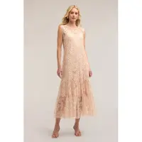 Motivi Long Lace Dress With Slip Powder Pink Taglia: XS | Maxi abiti Outlet | Donna | Rosa
