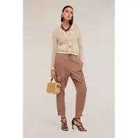 Motivi Openwork Knitted Cardigan Beige Taglia: XS | Giacche Outlet | Donna | Marrone
