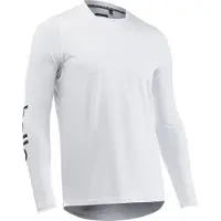 Northwave Bomb Hello Goodbye Jersey Long Sleeve Maglietta da ciclismo Uomo (XXL, grigio/bianco)
