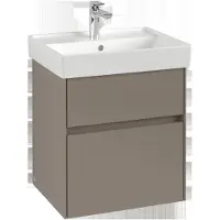 Villeroy & Boch Collaro Meuble sous-lavabo, 2 tiroirs, lavabo au centre, 510x546x414mm, C00700VL, C00700VL