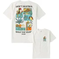 Roark Enjoy T-shirt Uomo (XL, bianco)