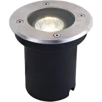 LUCANDE lampada da incasso a pavimento Ava, Ø 12 cm, rotonda, IP67, GU10