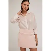 Motivi Full-sequin Tulle Shirt Pink Taglia: 34 | Magliette intime Outlet | Donna | Rosa