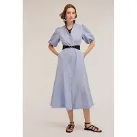 Motivi Poplin Chemisier Dress Light Blue Taglia: 38 | Abiti in T-Shirt Outlet | Donna | Blu