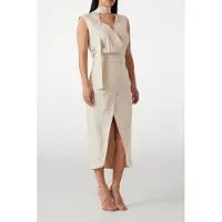 Guess Marciano By Whitney Wrap Dress Dreamy Moon Multi Taglia: 48 | Abiti Midi Outlet | Donna