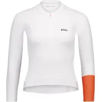 POC Women's Cadence L/S Jersey Maglietta da ciclismo Donna (S, bianco)