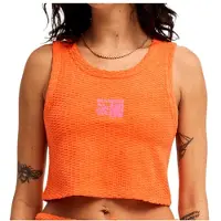 Billabong Women's Good Vibes Tank Top Donna (XS, arancione)