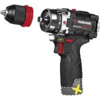 Parkside Trapano a percussione a batteria PERFORMANCE 12 V "PSBSAP 12 A1", senza batteria e caricatore