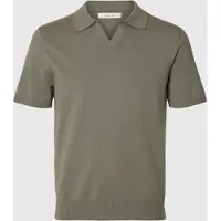 Selected Camicia Polo In Maglia Uomini Grigio S