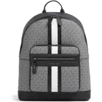Michael Kors per donna. 33S6LHDB2B Zaino nero con monogramma (OSFA), Casual, PVC