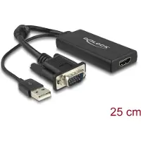 DeLOCK Adattatore Da Hdmi A Vga 62668