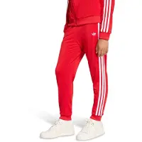 Adidas Originals Pantaloni 'SST' rosso acceso / bianco