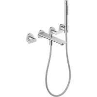 Axor hansgrohe Citterio C Robinetterie de baignoire 3 trous encastrée pour montage mural, avec douchette à main, 49480000, 49480000