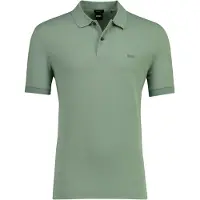 BOSS per uomo. 50553564 Polo Pallas verde (L), Casual, Cotone, Manica corta