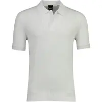 BOSS per uomo. 50553564 Polo Pallas bianca (M), Bianco, Casual, Cotone, Manica corta
