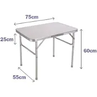 Marbueno Summer Tavolo Pieghevole 10013b 75x55x25 Cm
