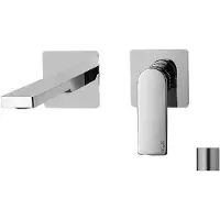 Paffoni Tango - Miscelatore da incasso per lavabo con corpo, installazione a 2 fori, acciaio inox TA104ST70