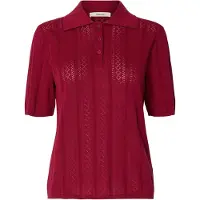 Selected Camicia Polo In Maglia Donne Viola L
