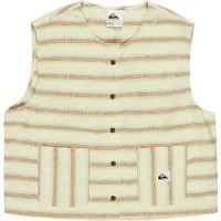 Quiksilver Women's Lomas Woven Top Top Donna (L, beige)