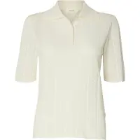 Selected Camicia Polo In Maglia Donne Bianco XXL
