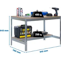 Simonwork (bancos De Trabajo) Banco Da Lavoro Bt0 842x910x760 Mm