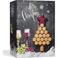 Umbrella Calendario dell'Avvento del Vino 2025 - 24 tipi di vino (bianco, rosso, rosé) per donne e uomini, esclusivo calendario natalizio, Germany