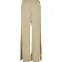 Urban Classics Ladies Modal Wide Leg Pants Khaki Taglia: M | Pantaloni Outlet | Donna | Marrone
