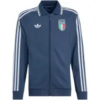 Adidas Giacca di felpa sportiva 'Italy Away Anthem Jacket' zappiro / verde / rosso / offwhite