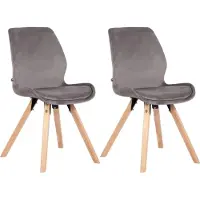 BellaFurn set di 2 sedie da pranzo - sedie da cucina - seduta confortevole