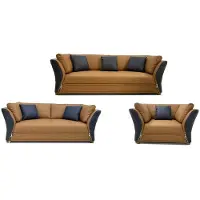 Xl Moebel Gmbh Sitzgarnitur 3+2+1 Sitzer Design Polster Sofas Leder Relax Moderne Neue Braun