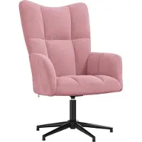 Syfax Sedia Relax Rosa in Velluto