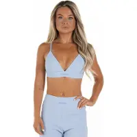 Divina Reggiseno sportivo 'Palma' blu chiaro