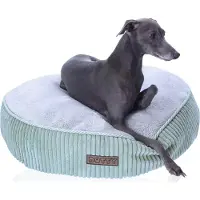 DOTTY Accogliente letto in peluche Letto per cani Letto per gatti - morbido cuscino rotondo in peluche per cani e gatti di piccola e media taglia Superficie di riposo M 60 cm