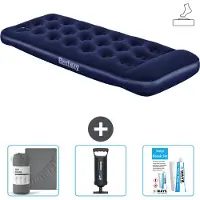 Bestway Materasso gonfiabile - 1 persona - 76 x 185 x 28 cm - Blu - Accessori inclusi
