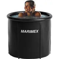 Marimex Vasca per il ghiaccio (90 x 75 cm) - copertura gonfiabile e cuscino per sedersi