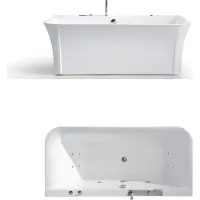 Xl Moebel Gmbh Vasca da bagno Whirlpool Indoor Whirlpool Home Spa Vasca da bagno bianca