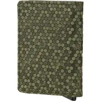 Secrid Unisex Slimwallet Hexagon Green Taglia: OS | Portafogli Outlet | Unisex | Verde
