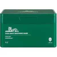 VT Cosmetics Cica Deer Maschera lenitiva quotidiana 350g x 30 fogli — Maschera viso
