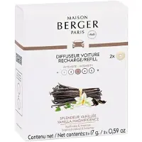 Maison Berger Paris Vanilla Magnificence Car Diffuser Recharge/Ricarica 2 pezzi