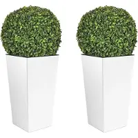 Wellhome Vaso Quadrato Urbi Square 55x29x29.5 Cm 2 Unità